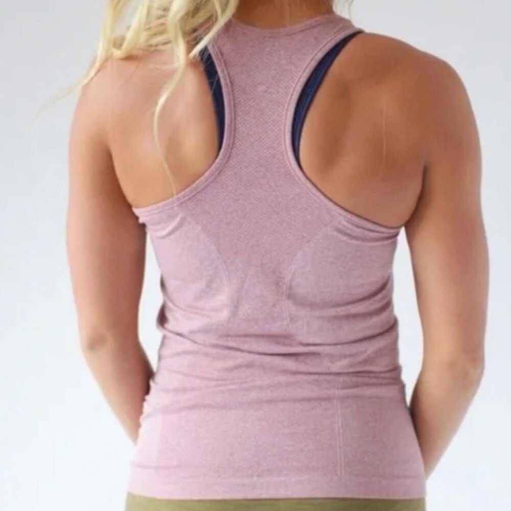 Zyia Active Poppy Charged Racerback Pink Tank Top Medium - Picture 3 of 8